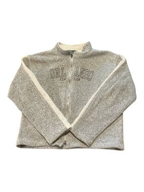 Exist Cream and Heather Grey Sherpa-Lined Jacket